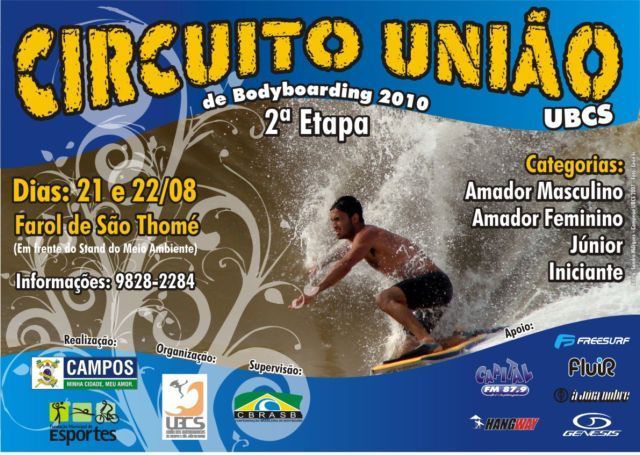 Farol recebe amadores na 2ª Etapa do Circuito União de Bodyboarding - UBCS