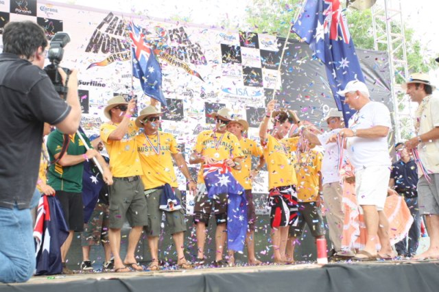 Australia leva o ouro no Panama mundial masters da ISA  2010