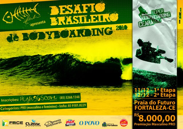 Estrelas do Bodyboarding vão invadir Fortaleza.