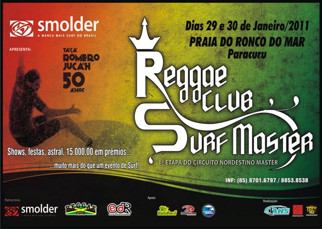 Reggae Club Surf Master agita Paracuru em Janeiro