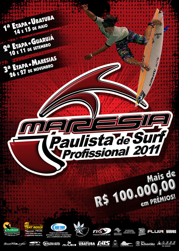 Maresia Paulista de Surf Pro 2011 terá início em Ubatuba