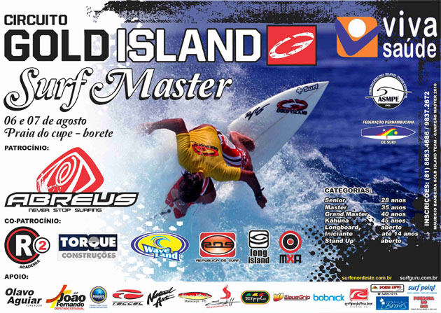 1ª Etapa do circuito  Gold Island Surf Master 2011