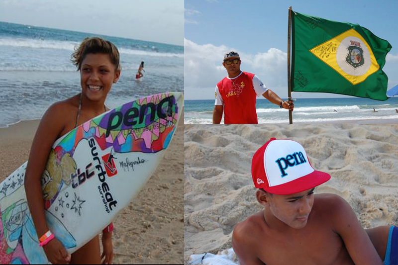 Equipe Pena faz a festa na primeira etapa do Circuito Brasileiro Amador em Maracaípe-PE