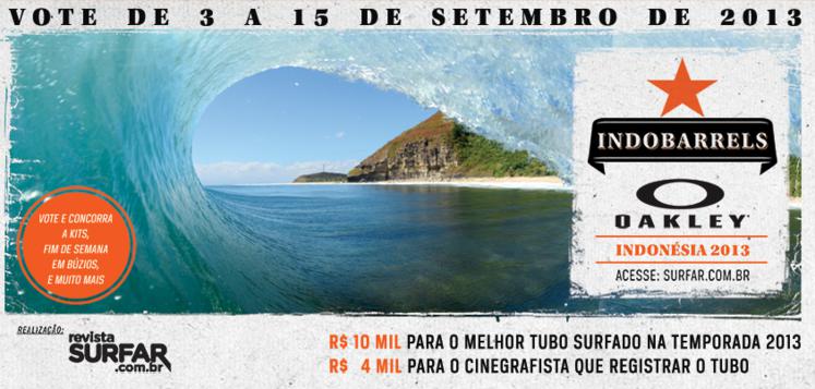 Ondas concorrentes no 12º Episódio do Indobarrels/Oakley 2013