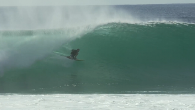 Jeff Rowley entubando fundo no Grower de Desert