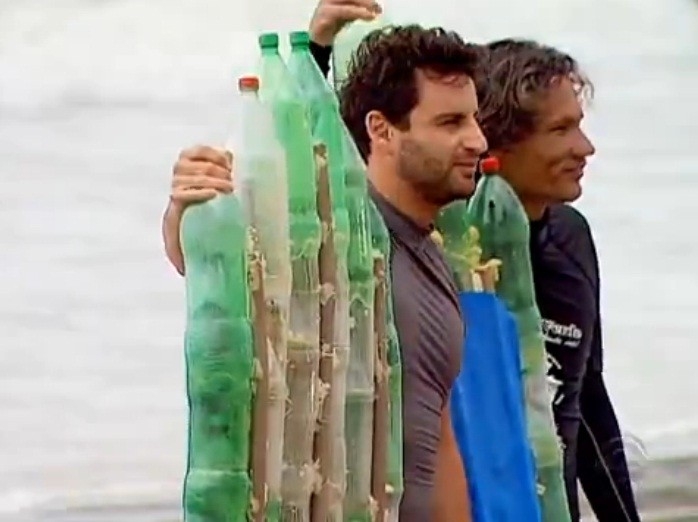 Campeonato de surf com pranchas feitas de garrafas pet movimenta SC