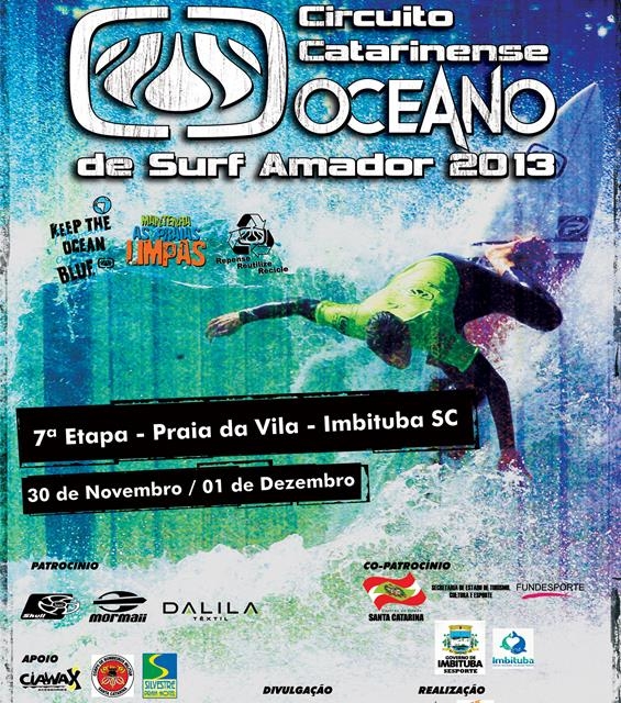 Fecasurf define os campeões catarinenses 2013 amadores e profissionais na Praia da Vila