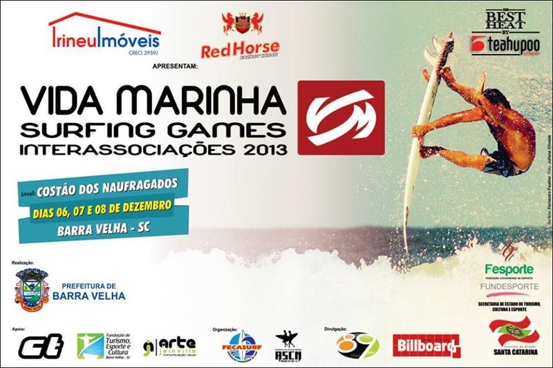 Vida Marinha Surfing Games agita Barra Velha em Dezembro