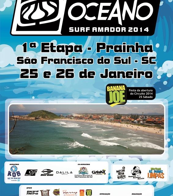Circuito Catarinense Oceano Surf Amador 2014 começa neste sábado na Prainha