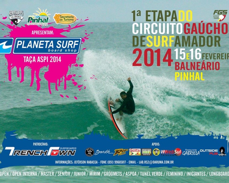 Tudo pronto para o Planeta Surf Taça ASPI 2014