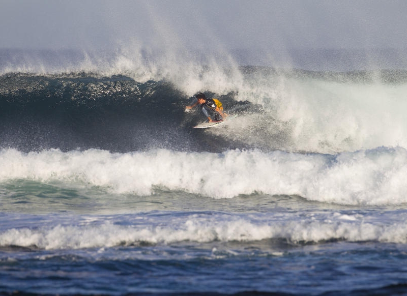 Só Gabriel Medina passou para as quartas de final do Margaret River Pro