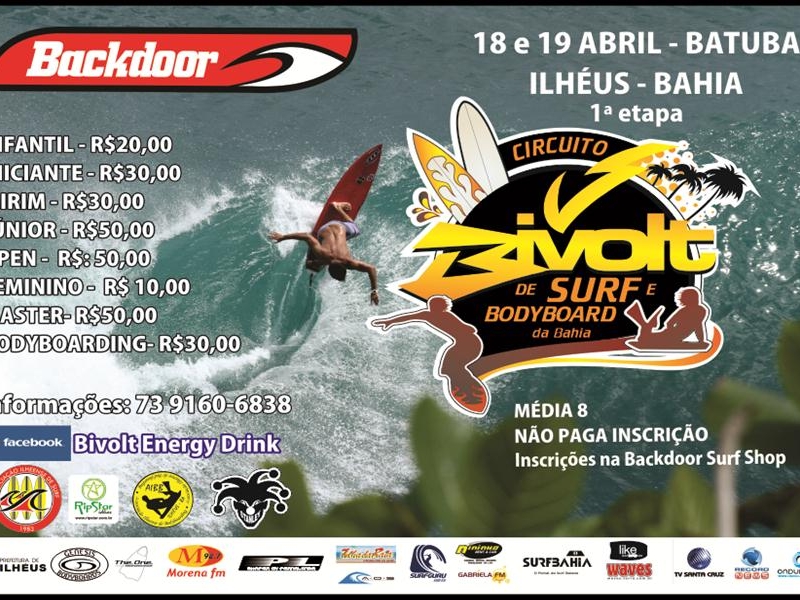 Circuito Bivolt de Surf e Bodyboarding energiza a semana santa