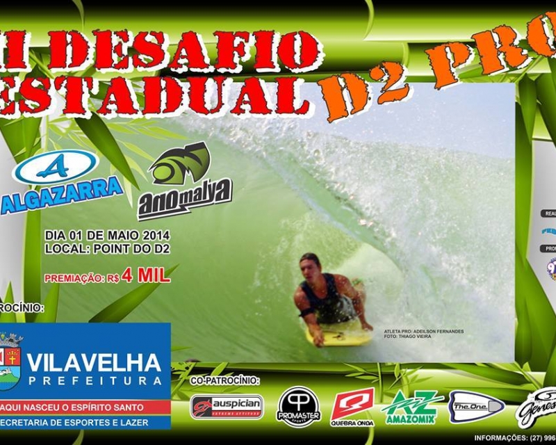 Tudo Pronto Para o 2º Desafio Estadual D2 de Bodyboarding