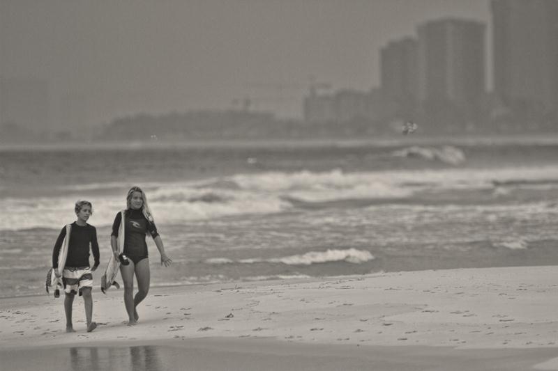 Sexta-feira sem competições no Billabong Rio Pro no Postinho