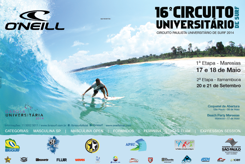 O’Neill Universitário Paulista de Surf 2014