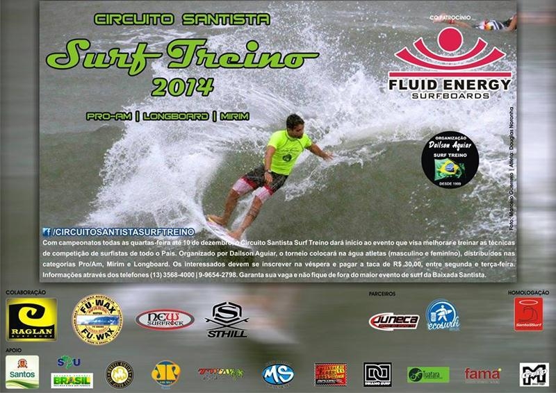 Quinta etapa do Circuito Santista Surf Treino 2014 rola nesta quarta-feira