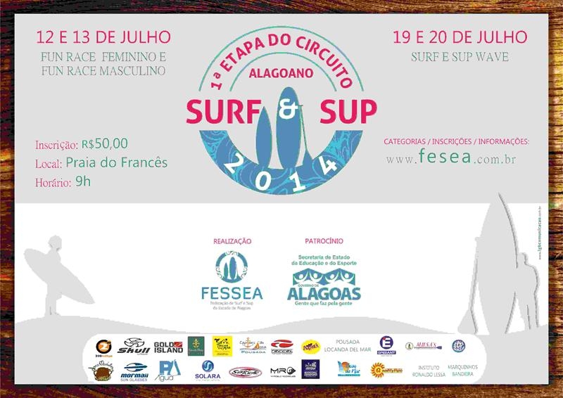 Alagoano de Surf e SUP na Praia do Francês