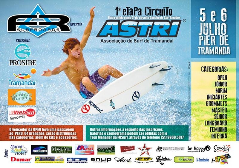 Tudo pronto para a 1ª etapa do circuito ASTRI de Surf Amador 2014