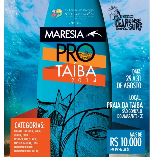 Confirmada a etapa de abertura do Cearense de Surf 2014