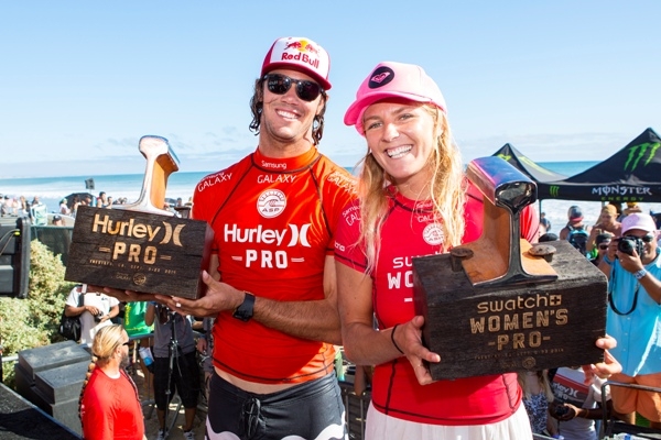 Jordy Smith e Stephanie Gilmore vencem o WCT dos EUA