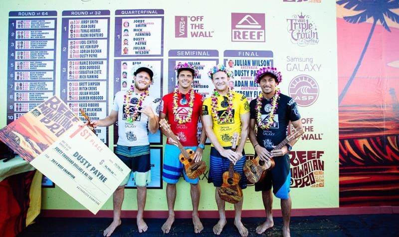 Resumo do último dia do Reef Hawaiian Pro 2014