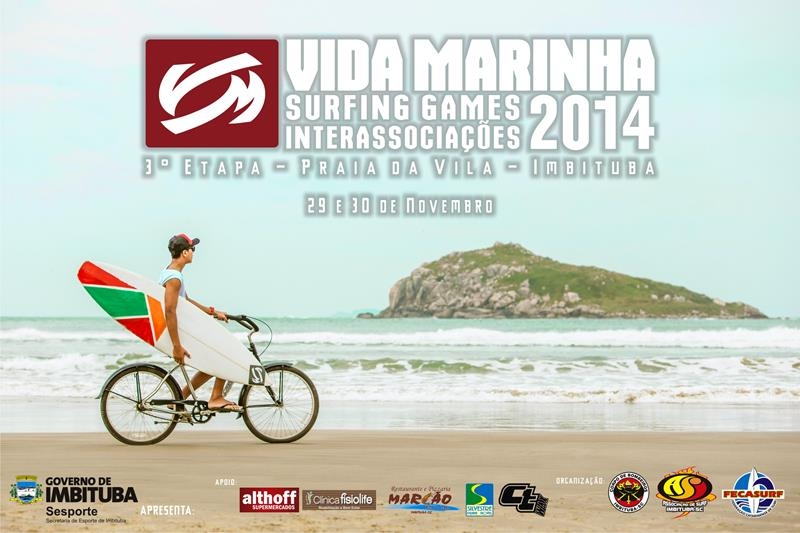 Praia da Vila é o palco para a decisão do Vida Marinha Surfing Games Interassociações 2014