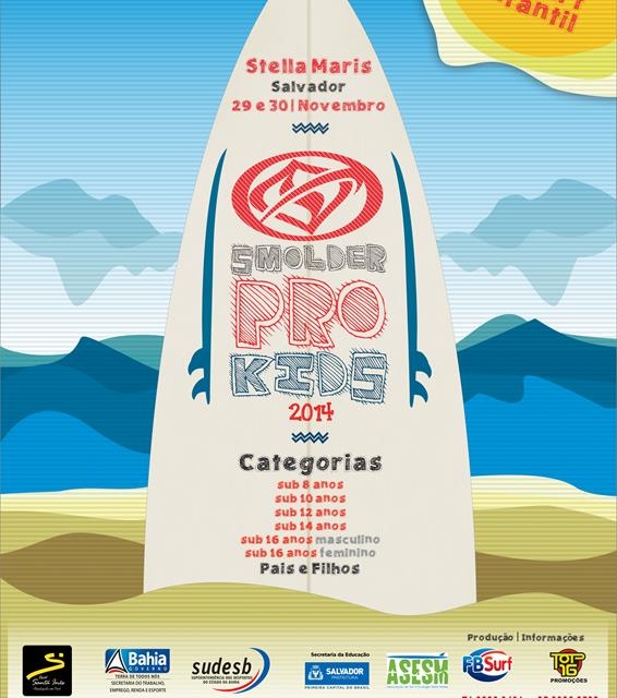 Grande nomes do surf infantil têm encontro marcado na Bahia