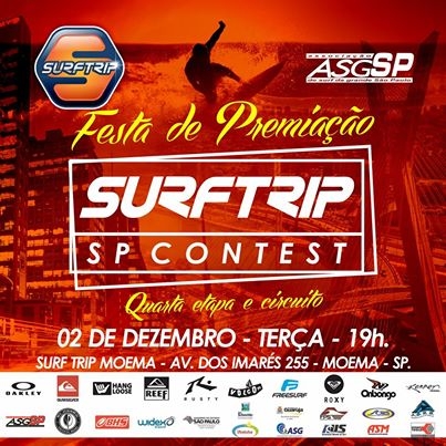 Festa encerra circuito Surf Trip SP Contest