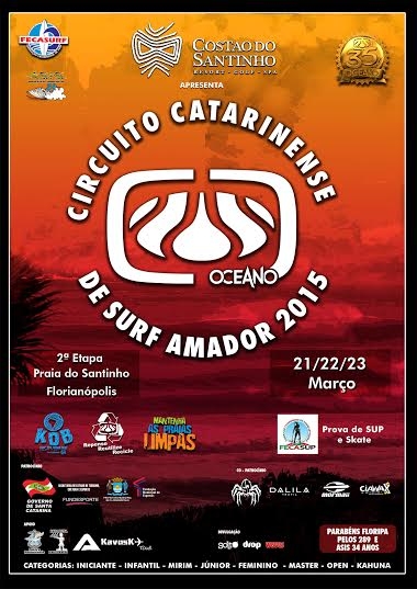 Santinho recebe a 2ª etapa do Circuito Catarinense Oceano de Surf Amador 2015