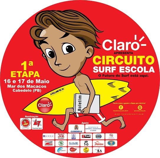 Claro apresenta Circuito Surf Escola 2015