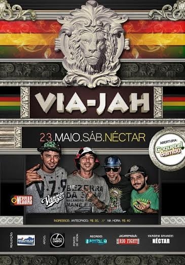 Via-Jah no Nectar com Coquetel Bambu e DJ Messias