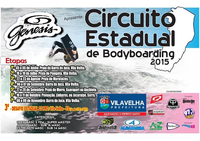 Barra do Jucu recebe abertura do Capixaba do Bodyboard 2015