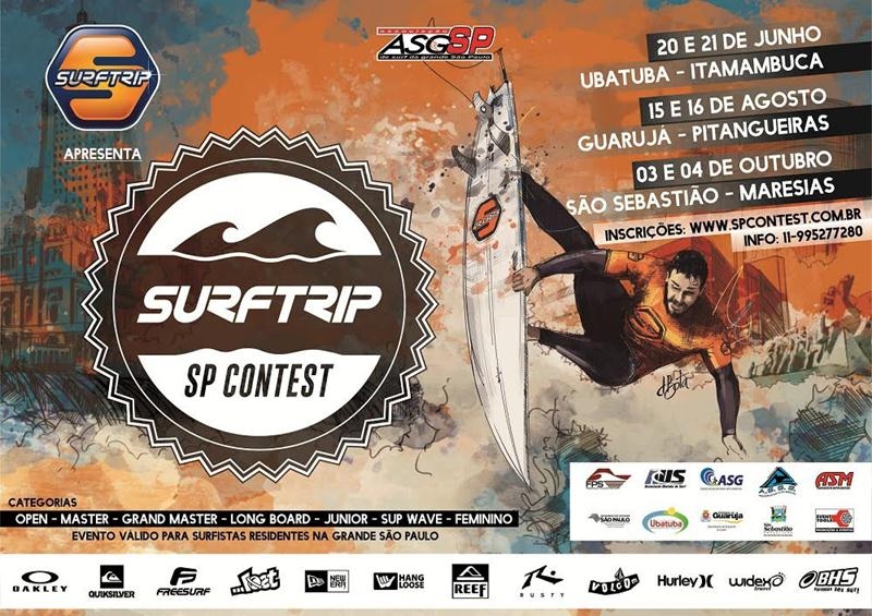 Primeira etapa do Paulistano de Surf será em Ubatuba