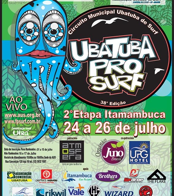 Praia de Itamambuca recebe 2ª etapa do Ubatuba Pro Surf 2015