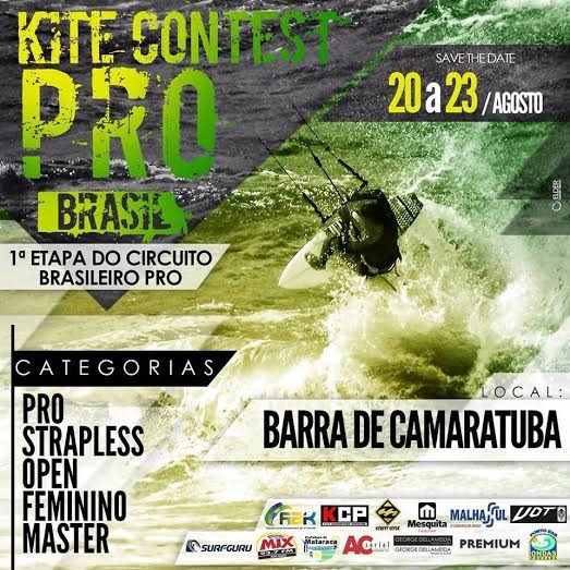 Barra de Camaratuba receberá a abertura do brasileiro de kitewave