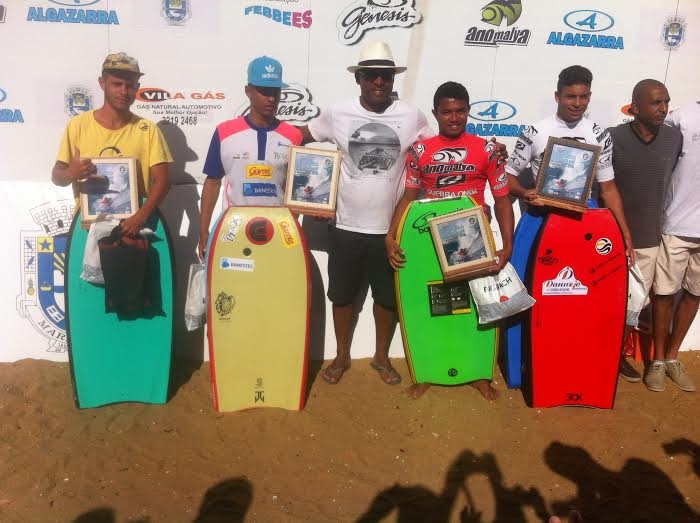 Marcyus Thompson e Nivea Borghi são campeões na 3ª Etapa do Capixaba de Bodyboard 2015