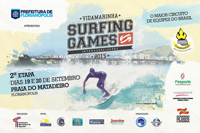 Vida Marinha Surfing Games Interassociações começa neste sábado em Floripa