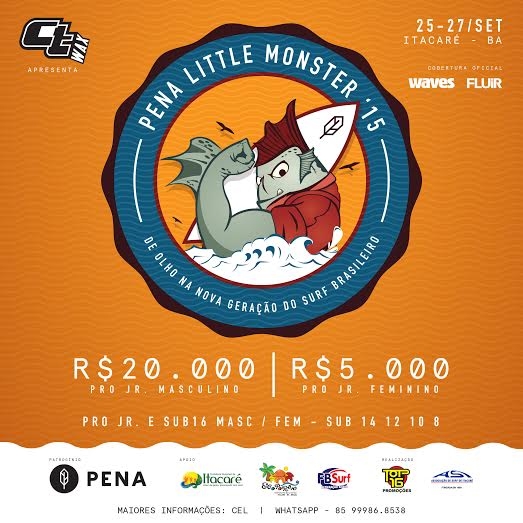 Itacaré será o palco para a abertura do Pena Little Monster