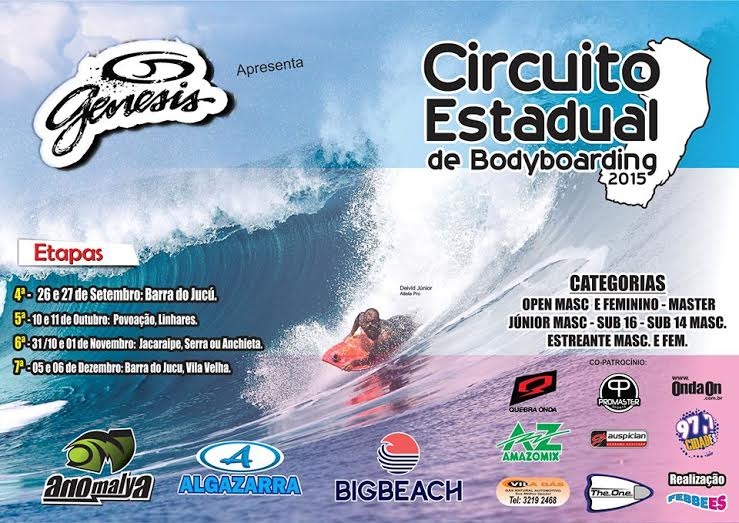 Barra do Jucu recebe 4ª etapa do Capixaba de Bodyboard