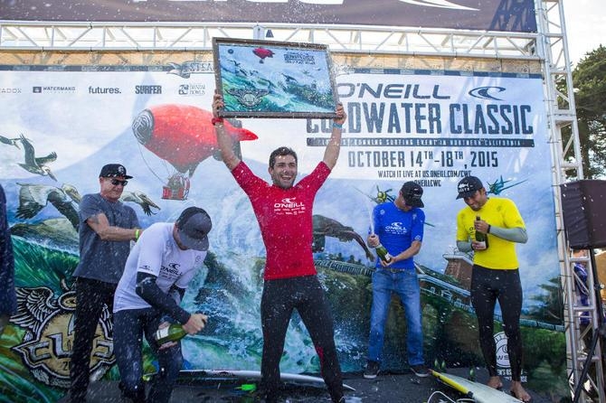 Rafael Teixeira é campeão do O'Neill Cold Water Classic 2015