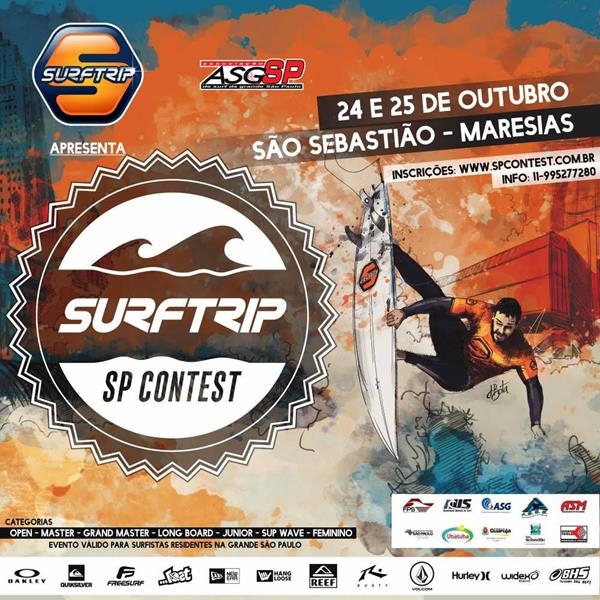 Márcio Seiji busca título do Surf Trip Sp Contest