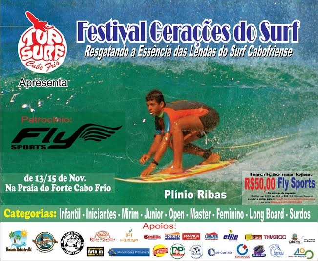 Festival de Surf Reúne Gerações em Cabo Frio