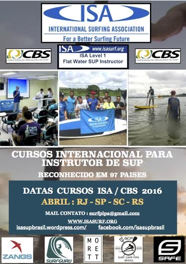 Curso ISA - CBS para instrutores de SUP