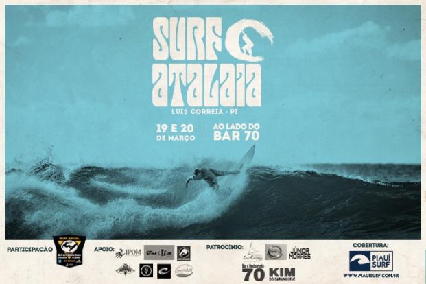 Luís Correa recebe o 1º Campeonato Surf Atalaia