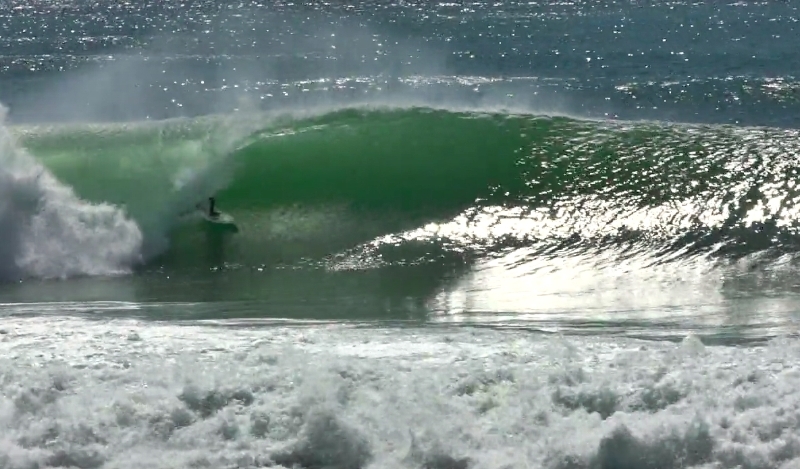 Session tubular em Hossegor