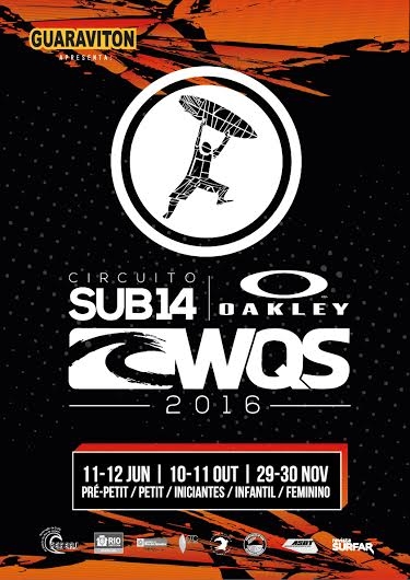 Vem aí o Circuito Guaraviton WQSurf Sub 14 2016