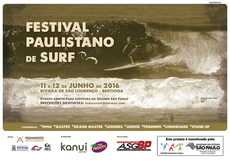 Festival Paulistano de Surf tem inscrição gratuita