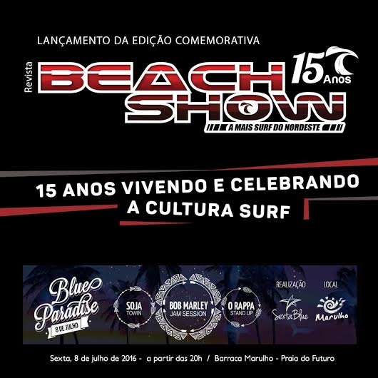 Revista Beach Show lança edição especial de 15 anos