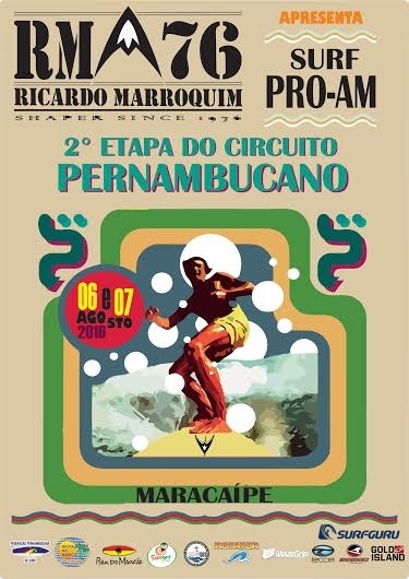 R. Marroquim Pernambucano de Surf PRO-AM 2016 em Maracaipe