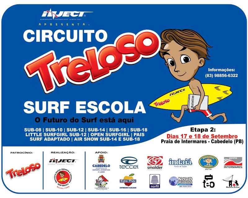 2ª Etapa do Treloso Surf Escola é amanhã